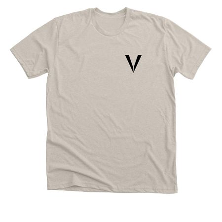 Top Player - Dark on Light, a Heather Dust Premium Unisex Tee