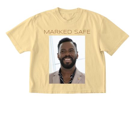 Colman Domingo, a Butter Comfort Colors Boxy Tee