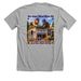 Kind Keeper Building, a Athletic Heather Premium Unisex Tee (back-view)