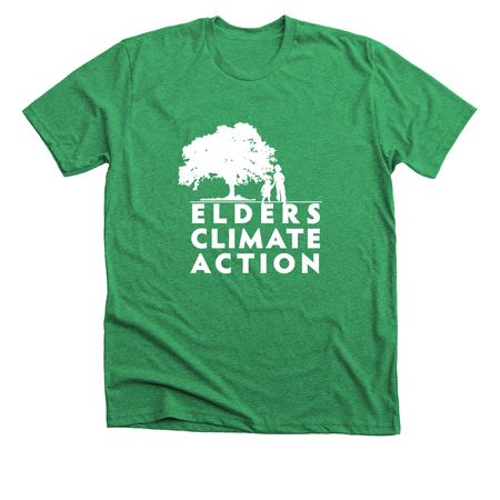 ECA Action T-shirt Logo Wear, a Heather Kelly Premium Unisex Tee