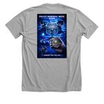 Police Week 2026, a Athletic Heather Premium Unisex Tee (back-view)
