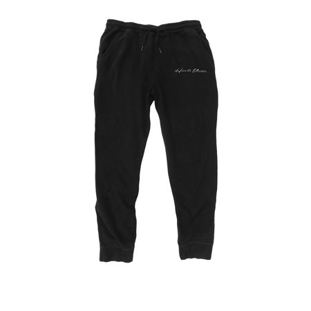 Hanto Joggers, a Black Midweight Fleece Joggers
