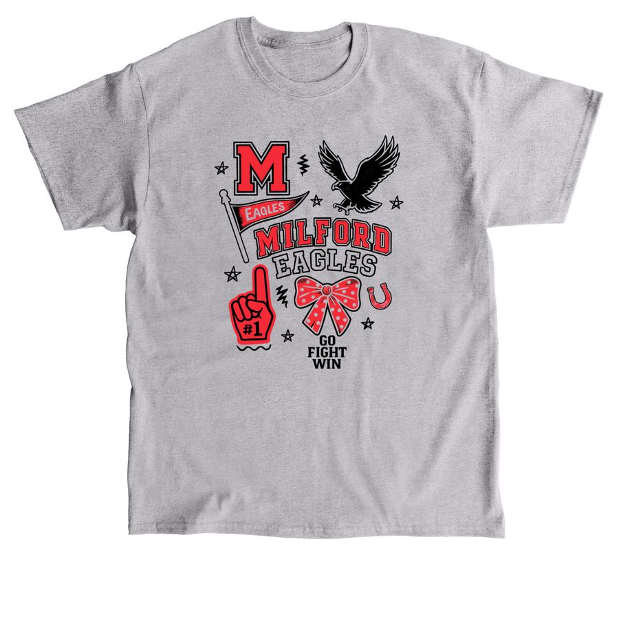 Spirit Eagles, a Sport Grey Classic Unisex Tee