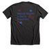 Mental Health shirt, a Dark Grey Heather Premium Unisex Tee (back-view)