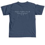 Grace upon grace, a Midnight Comfort Colors Unisex Tee (back-view)