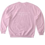 Grace upon grace, a Light Pink Softstyle Crewneck Sweatshirt (back-view)