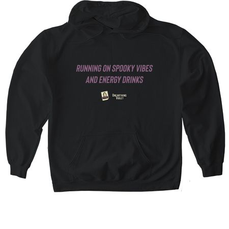 Spooky Vibes, a Black Gildan Softstyle Pullover Hoodie