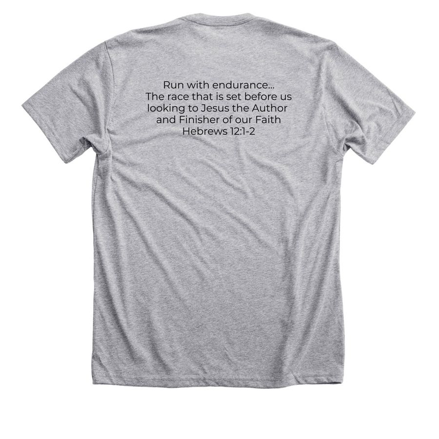 Team Scharleen, a Athletic Heather Premium Unisex Tee (back-view)