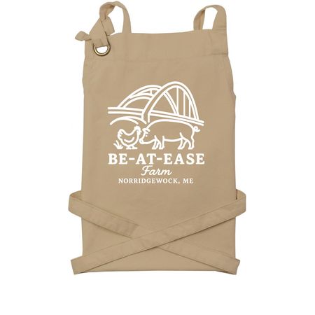 Apron, a Khaki Cotton Canvas Pocket Apron