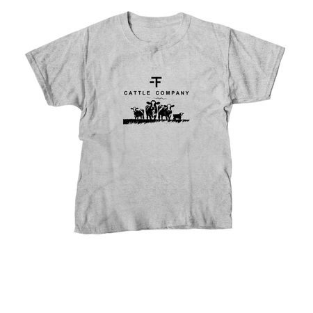 -TF Cattle Co Merch, a Sport Grey Youth Unisex Tee