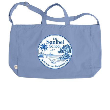 We Love Our School Tote, a Elemental Blue Reclaimist G2G Tote Bag
