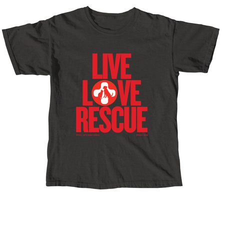 Live Love Rescue, a Pepper Comfort Colors Unisex Tee