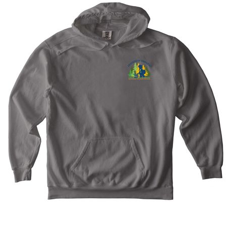 Friends of Tamarac, a Grey Comfort Colors Pullover Hoodie