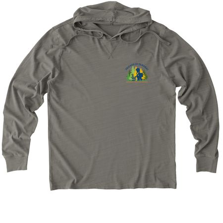 Friends of Tamarac, a Driftwood Grey Allmade Organic Cotton Mineral Dye Hoodie Tee