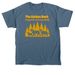 Golden Rush Tee, a Indigo Blue Classic Unisex Tee