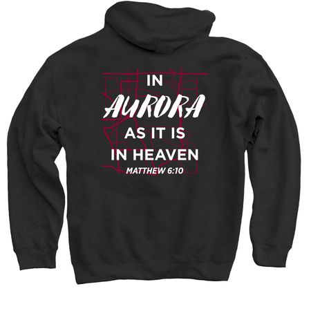 As It Is In Heaven, a Black Pullover Hoodie