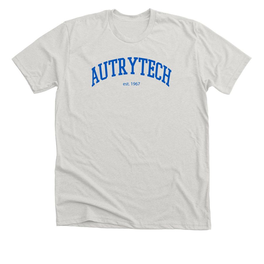 Established 1967 - Blue, a Heather Cement Premium Unisex Tee