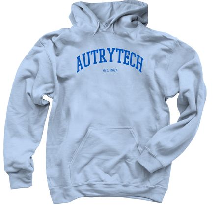 Established 1967 - Blue, a Light Blue Pullover Hoodie