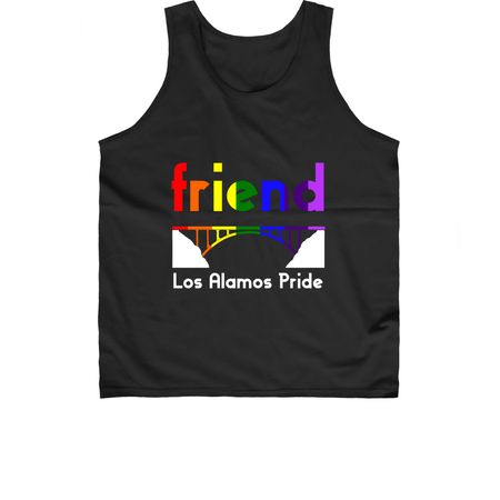 Friends LA Pride, a Black Classic Unisex Tank Top