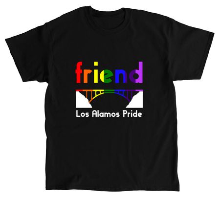 Friends LA Pride, a Black Classic Unisex Tee