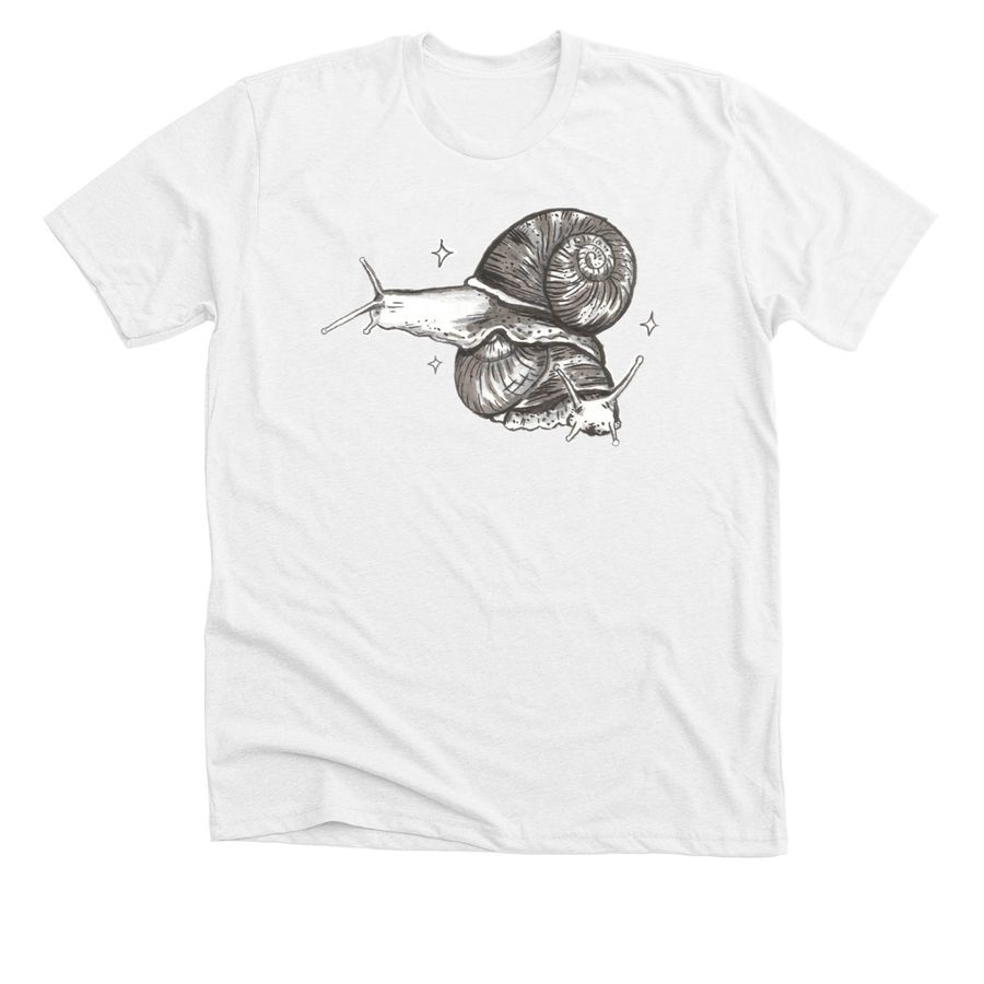 snailz, a Solid White Blend Premium Unisex Tee