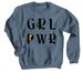 GRL PWR&nbsp;, a Indigo Crewneck Sweatshirt