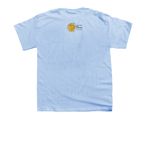 (Purple Logo) T-shirts & Crops, a Light Blue Youth Unisex Tee (back-view)