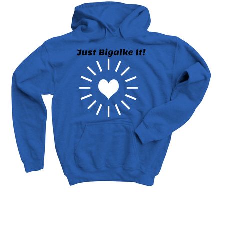 Just Bigalke It!&nbsp;, a Royal Blue Youth Pullover Hoodie