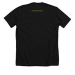 USINSPAIN, a Solid Black Blend Premium Unisex Tee (back-view)