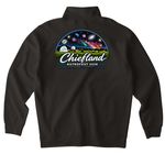 Chiefland Astrofest 2026 PARTY, a Black Midweight Quarter Zip Pullover (back-view)