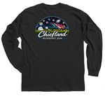 Chiefland Astrofest 2026 PARTY, a Black Classic Long Sleeve Tee (back-view)