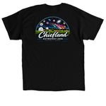 Chiefland Astrofest 2026 PARTY, a Black Classic Unisex Tee (back-view)