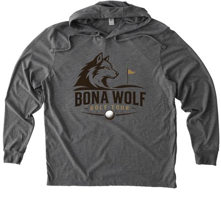 BWGT Hooded Long Sleeve T-Shirt, a Aluminum Grey Allmade Eco Triblend Hoodie Tee