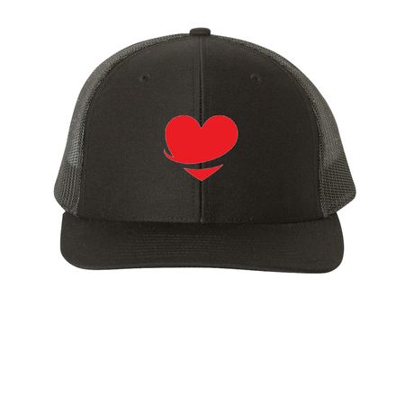 914Cares Trucker Hats, a Black Printed Snapback Trucker Cap