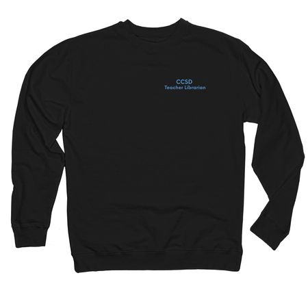 CCSD TLs, a Black Midweight Crewneck Sweatshirt