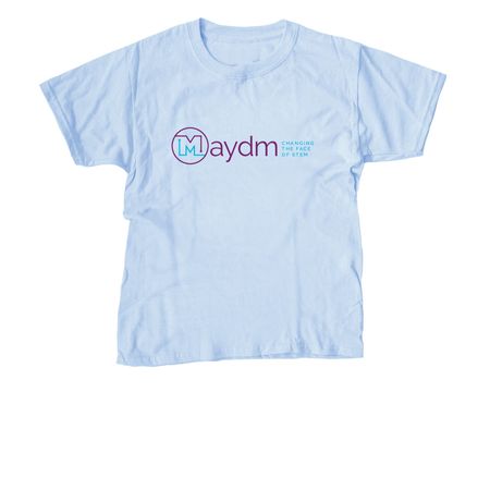 Maydm - I am the future of STEM, a Light Blue Youth Unisex Tee