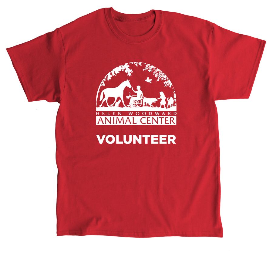 Junior Volunteer Short Sleeve T-Shirts, a Red Classic Unisex Tee