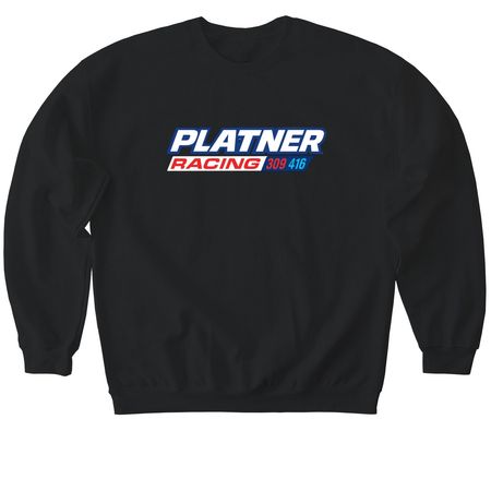Platner Racing - RWB, a Black Softstyle Crewneck Sweatshirt