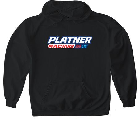 Platner Racing - RWB, a Black Gildan Softstyle Pullover Hoodie