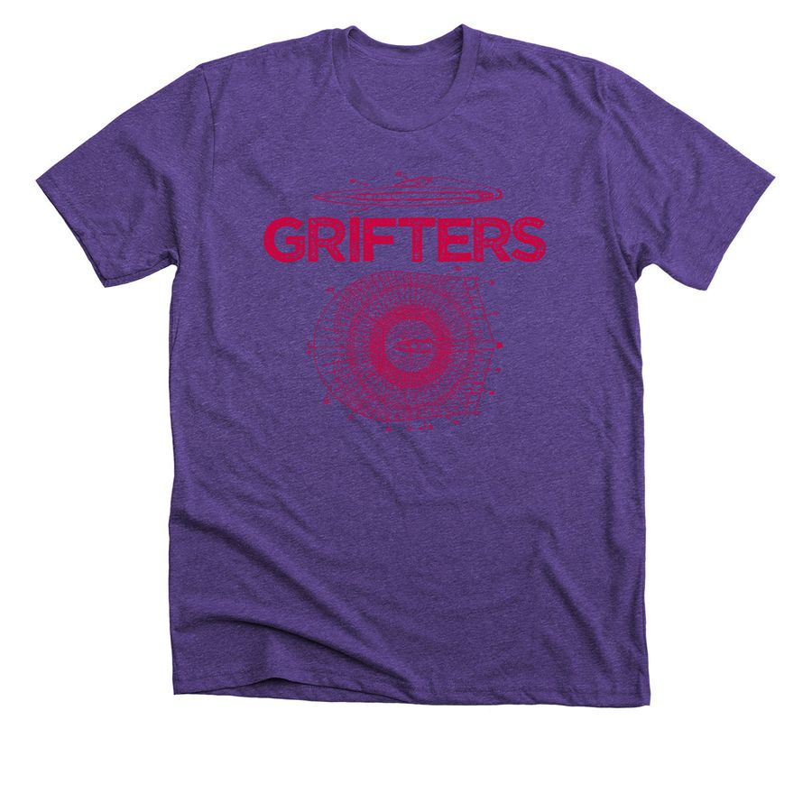 Grifters Aircar, a Heather Team Purple Premium Unisex Tee