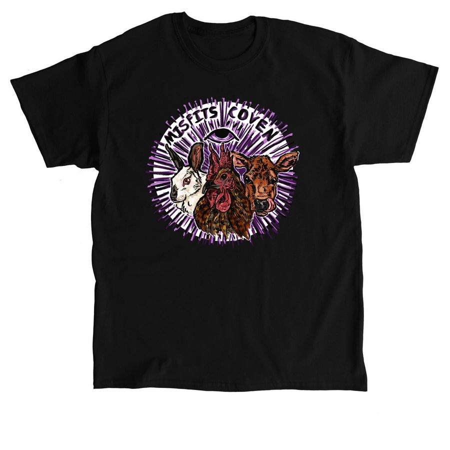 Misfits Coven Animal Sanctuary Logo, a Black Classic Unisex Tee