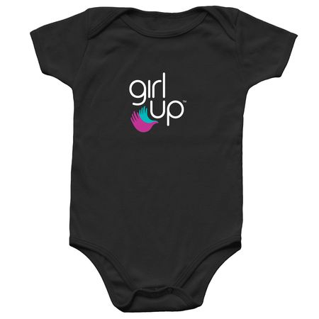 Girl Up Onesie, a Black Infant Onesie