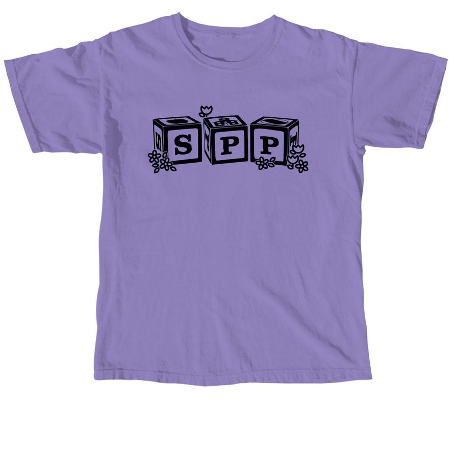 Salisbury Presbyterian Preschool, a Violet Comfort Colors Unisex Tee