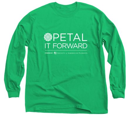 Petal It Forward, a Irish Green Classic Long Sleeve Tee