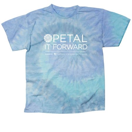 Petal It Forward, a Lagoon Classic Tie Dye Tee