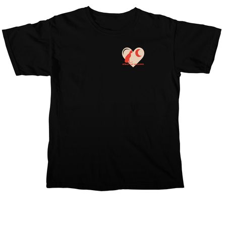Stray Cat Alliance - Heart, a Black Comfort Colors Unisex Tee