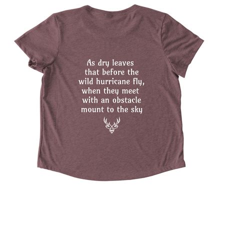 cancer vixen w/ "take to the sky" back, a Vintage Rose Allmade Eco Triblend Women?s Scoop Neck Tee (back-view)