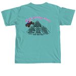 Cell Day, a Seafoam Comfort Colors Unisex Tee (back-view)