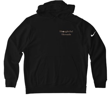 Thoughtful Threads, a Black Nike Club Fleece Pullover Hoodie
