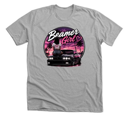 Beamer Squad - Beamer Girl, a Athletic Heather Premium Unisex Tee